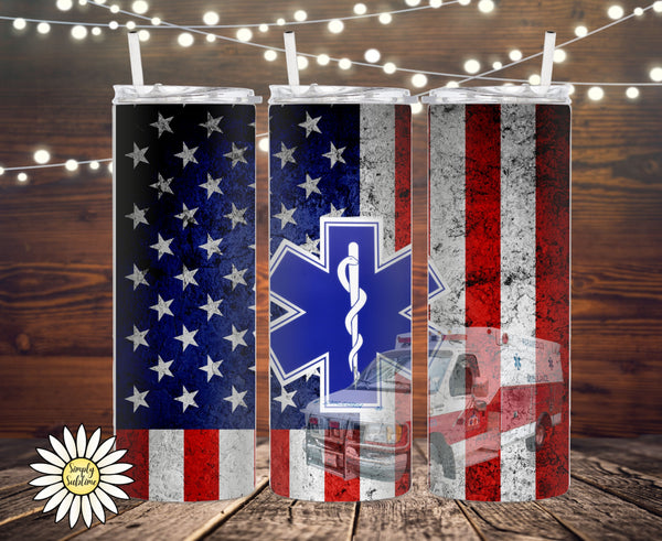 EMS Flag Tumbler