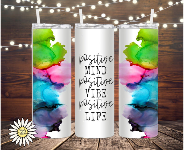 Positive Vibes Tumbler