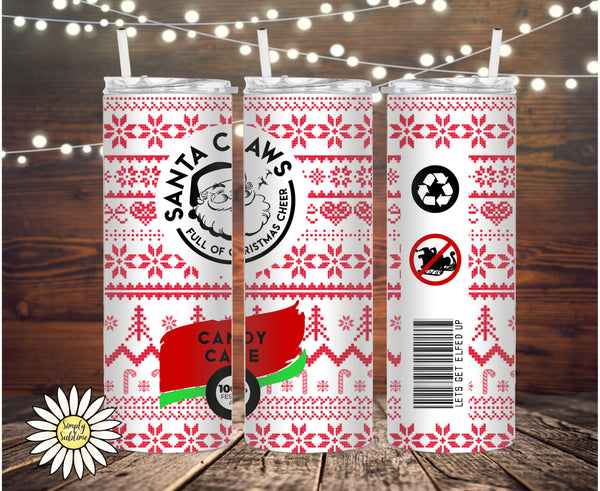 Santa Claws Tumbler