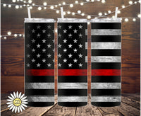 Thin Line Flag Tumbler - Multiple Varieties