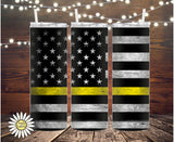 Thin Line Flag Tumbler - Multiple Varieties